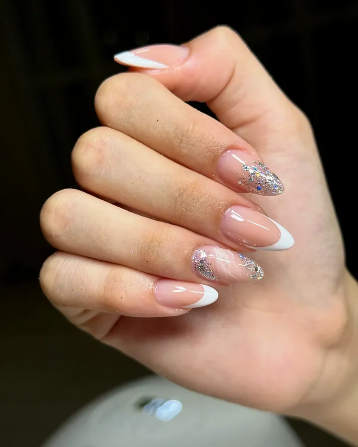 Molde F1 com french e glitter